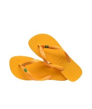 HAVAIANAS  BRASIL LOGO Flip-flops pop yellow - Unisex shoes - 6