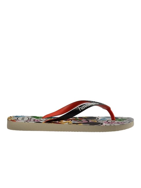 DISNEY STYLISH Flip flops beige/black/blood orange - Unisex shoes