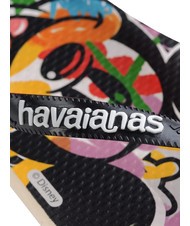 HAVAIANAS DISNEY STYLISH Flip flops beige/black/blood orange - Unisex shoes - 4