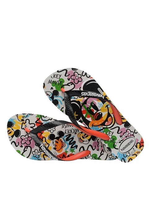 DISNEY STYLISH Flip flops beige/black/blood orange - Unisex shoes