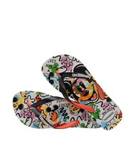 HAVAIANAS DISNEY STYLISH Flip flops beige/black/blood orange - Unisex shoes - 5