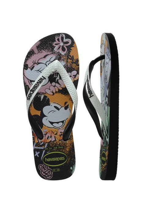 DISNEY STYLISH Flip flops black/white/black - Unisex shoes