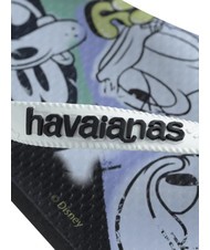 HAVAIANAS DISNEY STYLISH Flip flops black/white/black - Unisex shoes - 4
