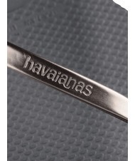 HAVAIANAS YOU METALLIC Rubber flip flops grey steel/metallic graphite - Women’s shoes - 3