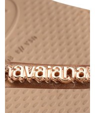 HAVAIANAS SLIM LOGO Flip flops rose / gold - Women&rsquo;s shoes - 4