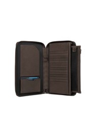 PIQUADRO BLACK SQUARE Travel Document Holder MORO - Men&rsquo;s Wallets - 2