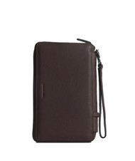 PIQUADRO BLACK SQUARE Travel Document Holder MORO - Men&rsquo;s Wallets - 3