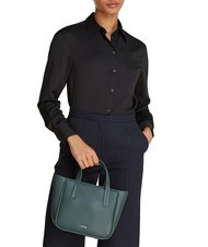 CALVIN KLEIN REFINE  Handbag, with shoulder strap palm green - Women’s Bags - 4