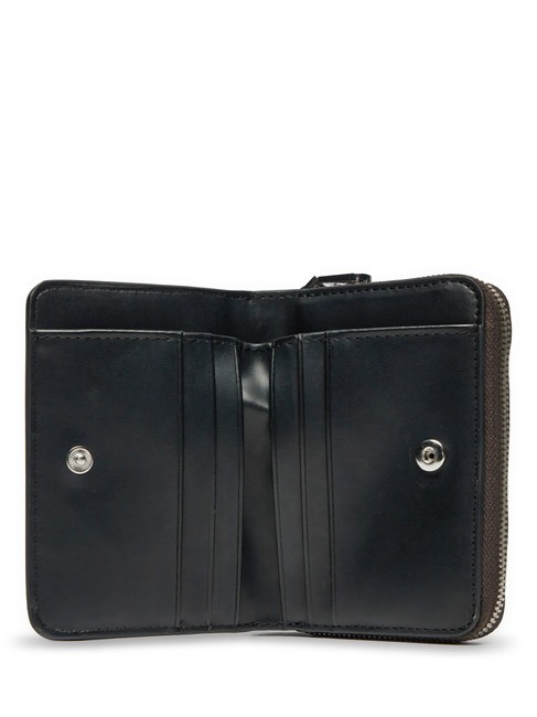 CK JEANS MINIMAL MONOGRAM  Medium wallet gunmetal - Women’s Wallets