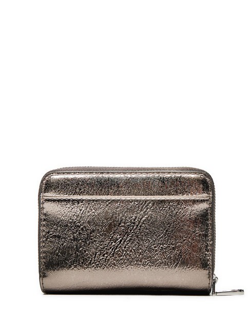 CK JEANS MINIMAL MONOGRAM  Medium wallet gunmetal - Women’s Wallets