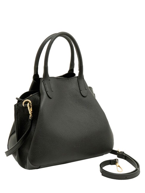 ALICE Leather handbag with shoulder strap black - Women’s Bags