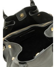 LESAC ALICE Leather handbag with shoulder strap black - Women’s Bags - 6