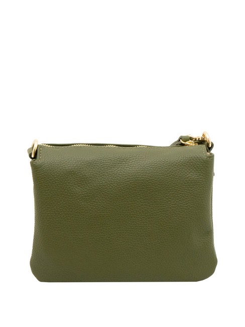 SIMONA Tris dollar leather shoulder bag olive - Women&rsquo;s Bags