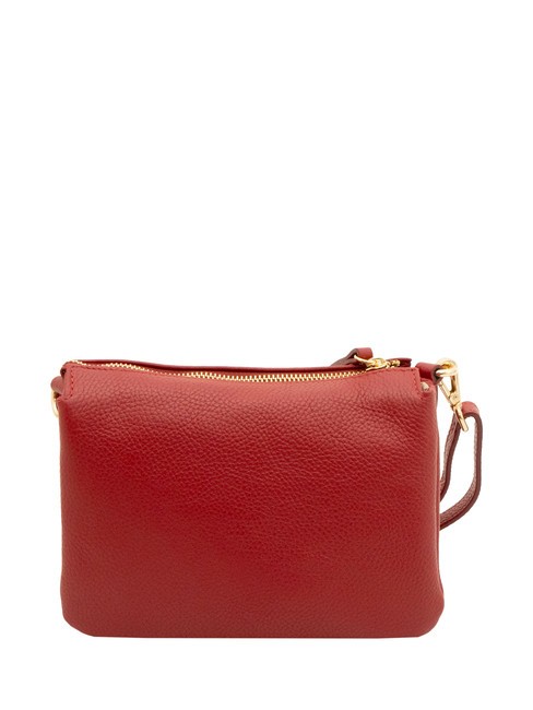 SIMONA Tris dollar leather shoulder bag red - Women&rsquo;s Bags