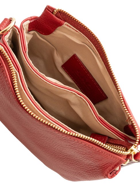 SIMONA Tris dollar leather shoulder bag red - Women&rsquo;s Bags