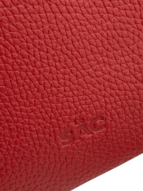 SIMONA Tris dollar leather shoulder bag red - Women&rsquo;s Bags