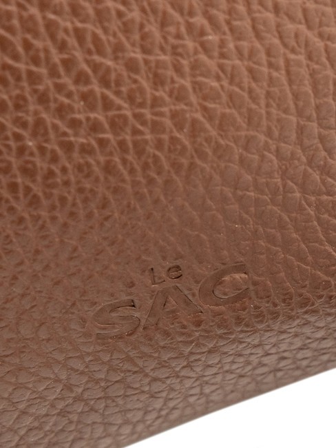 SIMONA Tris dollar leather shoulder bag burned - Women&rsquo;s Bags