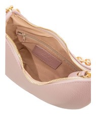 LESAC GIUDITTA Leather hobo bag with chain millennial pink - Women&rsquo;s Bags - 6