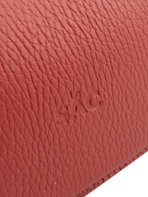 GIUDITTA Leather hobo bag with chain red - Women’s Bags