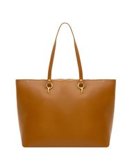 LESAC VIOLA  Leather shopping bag dark leather - Women’s Bags - 3