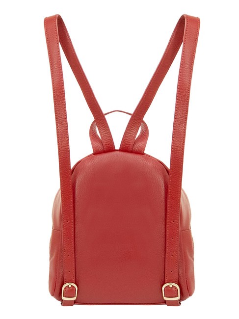 VANESSA Dollar leather backpack red - Women’s Bags