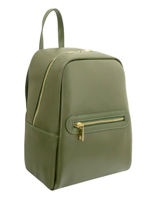 GELSO Leather backpack olive - Women’s Bags