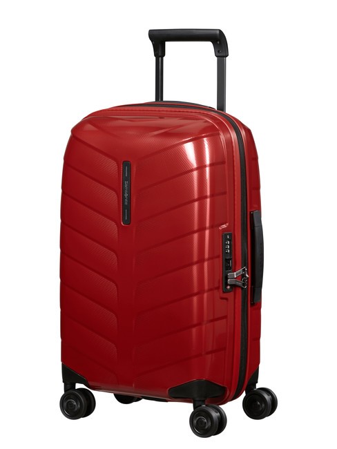 ATTRIX Expandable slim cabin trolley RED - Hand luggage