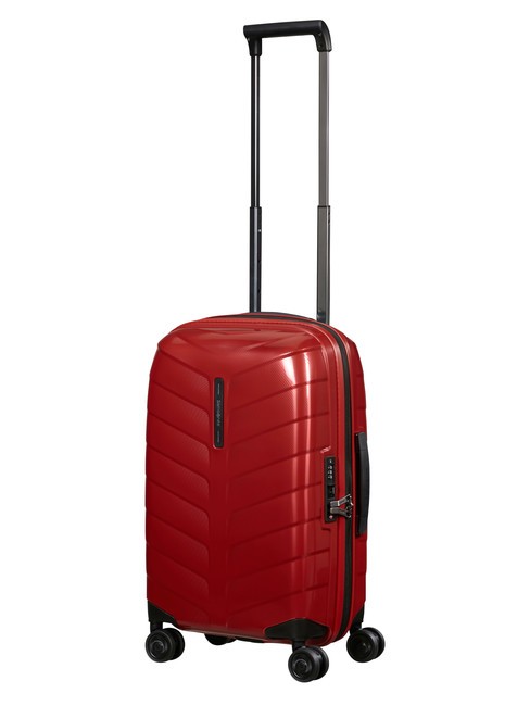 ATTRIX Expandable slim cabin trolley RED - Hand luggage