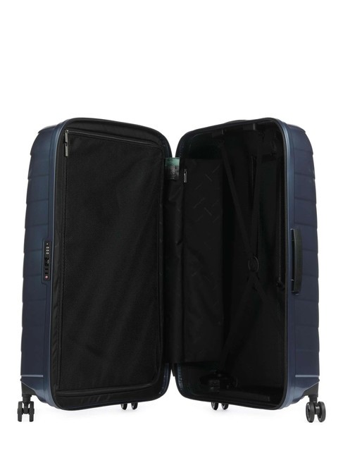 ATTRIX Extra large size trolley steel blue - Rigid Trolley Cases
