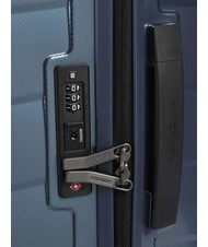 SAMSONITE ATTRIX Extra large size trolley steel blue - Rigid Trolley Cases - 4