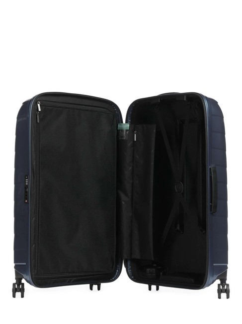 ATTRIX Large size trolley steel blue - Rigid Trolley Cases