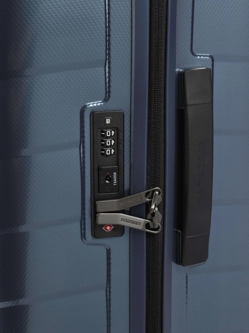 ATTRIX Large size trolley steel blue - Rigid Trolley Cases