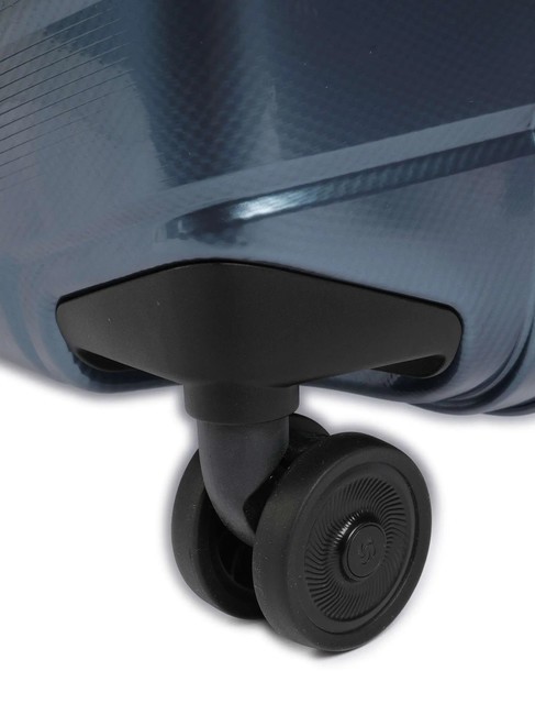 ATTRIX Large size trolley steel blue - Rigid Trolley Cases