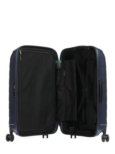 ATTRIX Medium size trolley steel blue - Rigid Trolley Cases