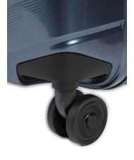 SAMSONITE ATTRIX Medium size trolley steel blue - Rigid Trolley Cases - 5