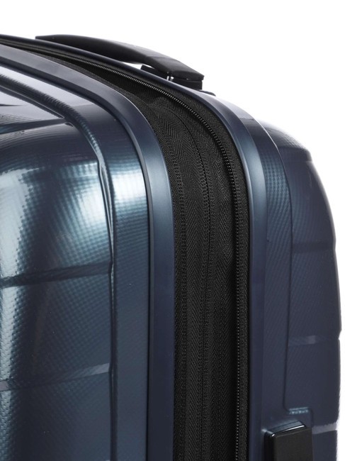 ATTRIX Expandable hand luggage trolley steel blue - Hand luggage
