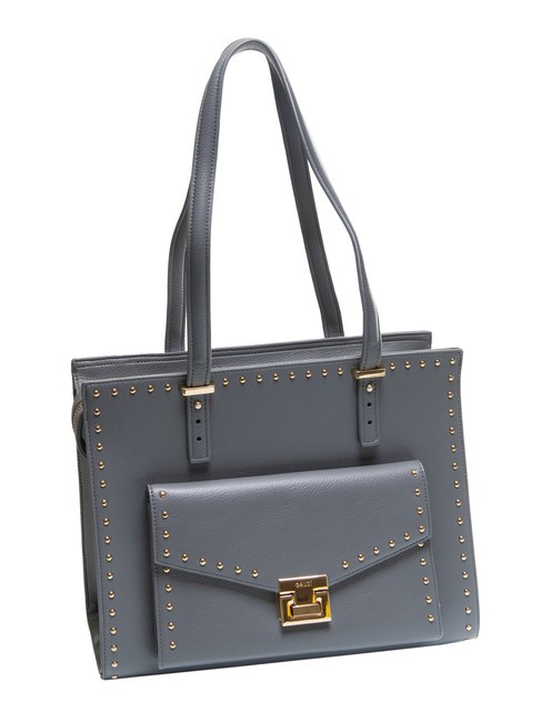 CAMILLA Shopper bag with studs gray - Women’s Bags