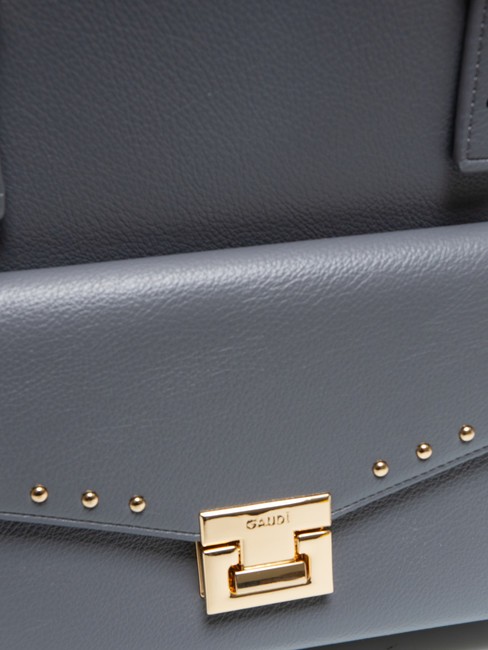 CAMILLA Shopper bag with studs gray - Women’s Bags