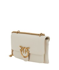 PINKO LOVE SOFT MINI Shoulder bag / crossbody bag silk white-antique gold - Women’s Bags - 2