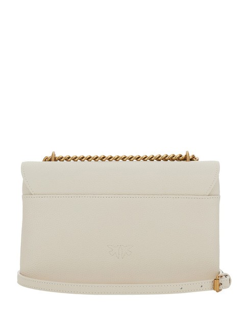 LOVE SOFT MINI Shoulder bag / crossbody bag silk white-antique gold - Women’s Bags
