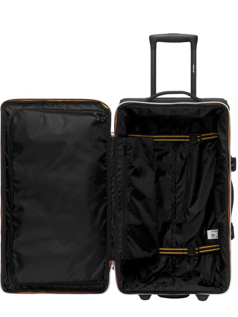 BLOSSAC  Medium Waterproof Trolley pure black/pure black - Semi-rigid Trolley Cases