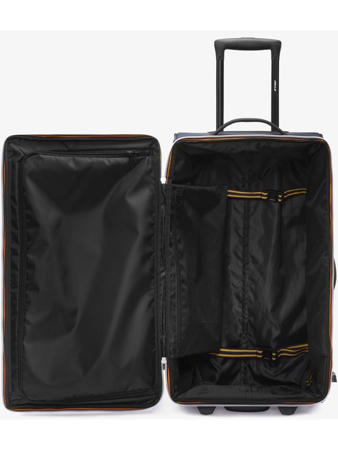 BLOSSAC  Medium Waterproof Trolley blue depth/black pure - Semi-rigid Trolley Cases