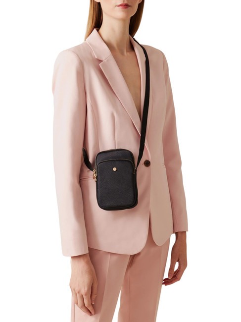 CLASSICA Smartphone holder micro bag dark black - Women’s Bags