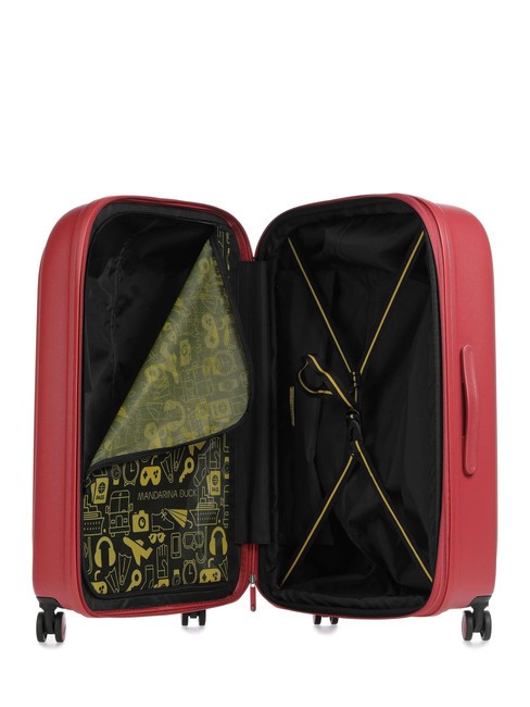 Trolley LOGODUCK +, large, expandable size mineral red - Rigid Trolley Cases