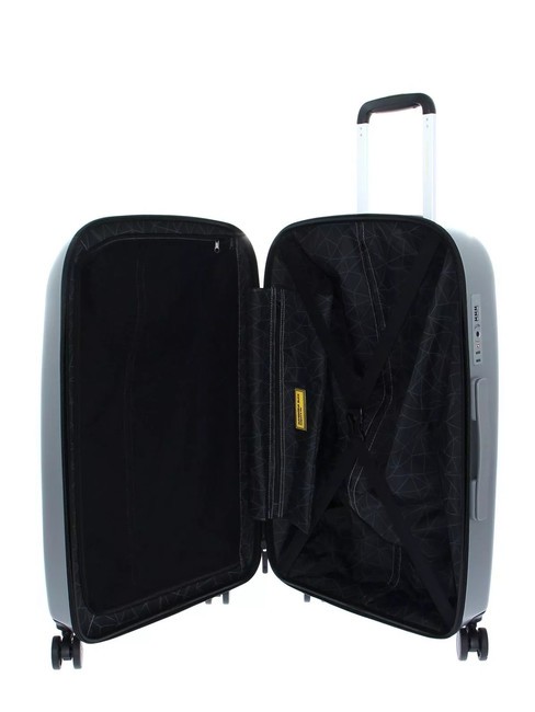 D-DROP Medium size trolley SILVER - Rigid Trolley Cases
