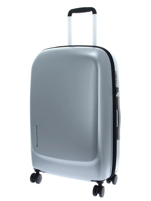 D-DROP Medium size trolley SILVER - Rigid Trolley Cases