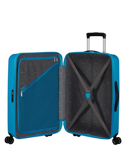 REJOY Medium size trolley blue azure - Rigid Trolley Cases