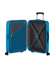 AMERICAN TOURISTER REJOY Medium size trolley blue azure - Rigid Trolley Cases - 2