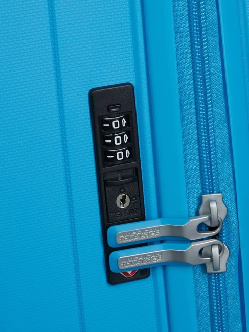 REJOY Medium size trolley blue azure - Rigid Trolley Cases