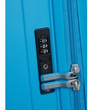AMERICAN TOURISTER REJOY Medium size trolley blue azure - Rigid Trolley Cases - 7